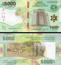 *5000 frankov Central African States 2020, P703a UNC - Kliknutím na obrázok zatvorte -